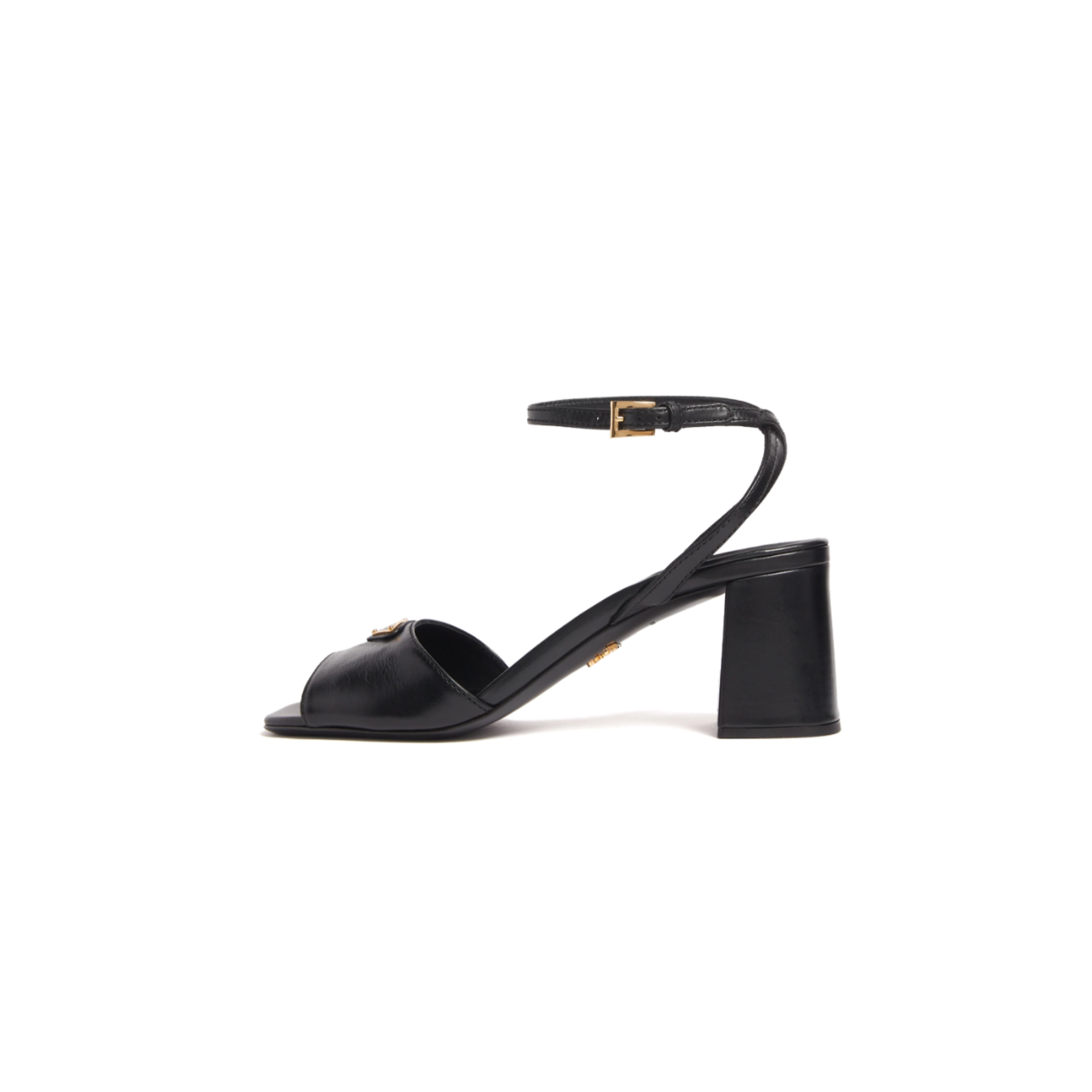 Pra*a nappa leather sandals